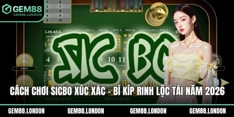 Cách chơi sicbo xúc xắc